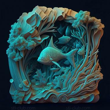 3D model underwater (STL)